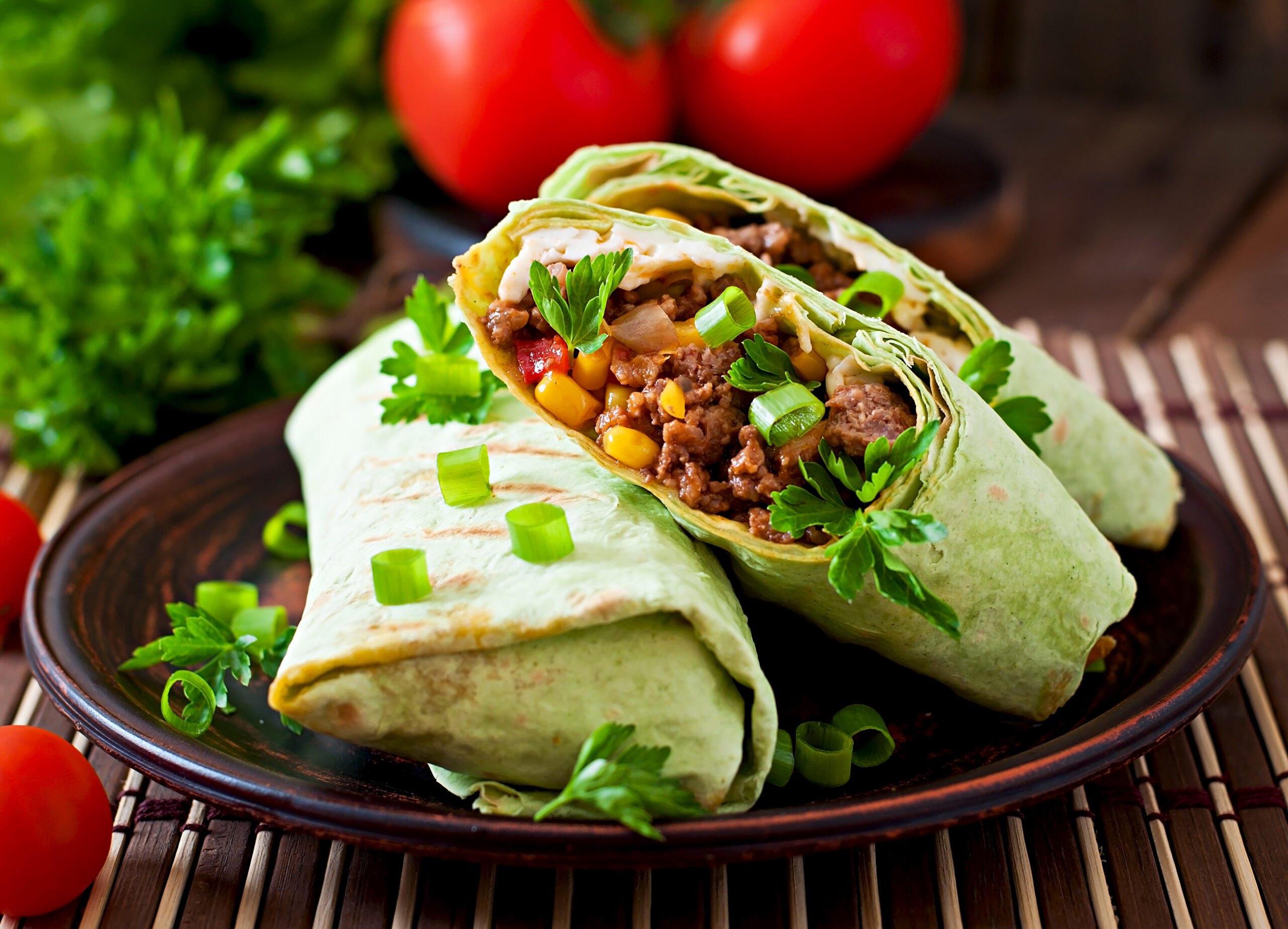 Burritos - comida mexicana - Foto: Freepik