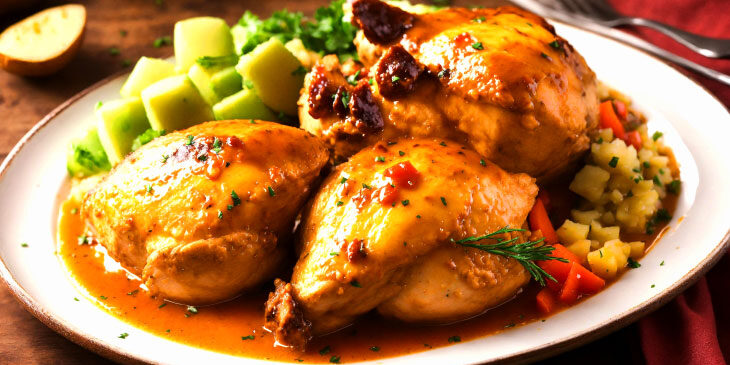 Receita de frango na panela de pressão usando o ChatGPT - Foto: Reprodução/ Internet
