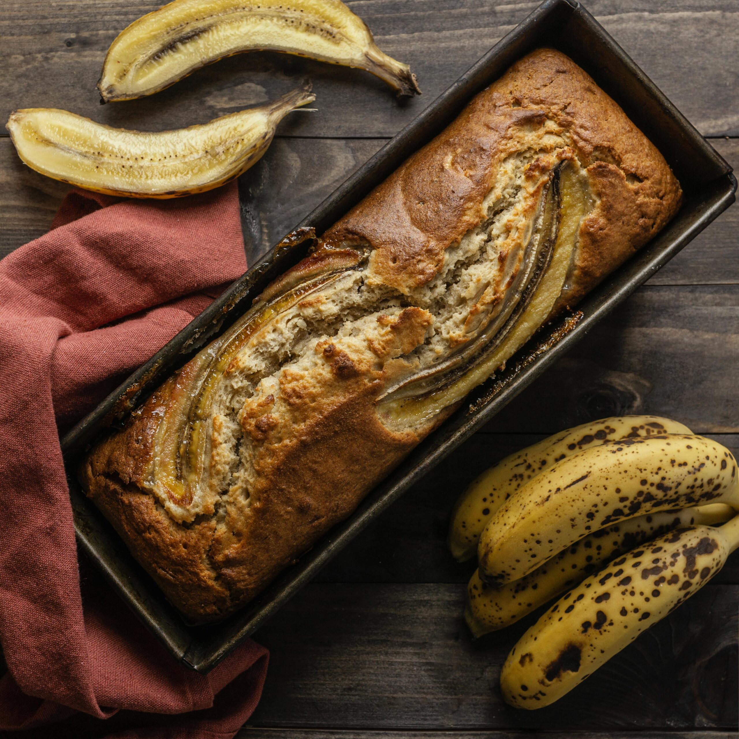 Bolo de banana com aveia - Foto: Freepik