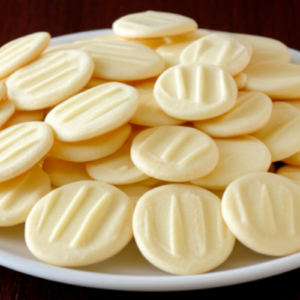 Biscoitos amanteigados em um prato.