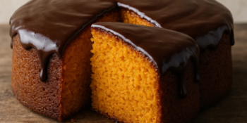 Bolo de cenoura simples: a receita mais fácil com uma cobertura de chocolate que não endurece.