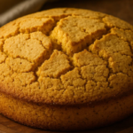 Bolo de fubá desinformado após sair do forno.