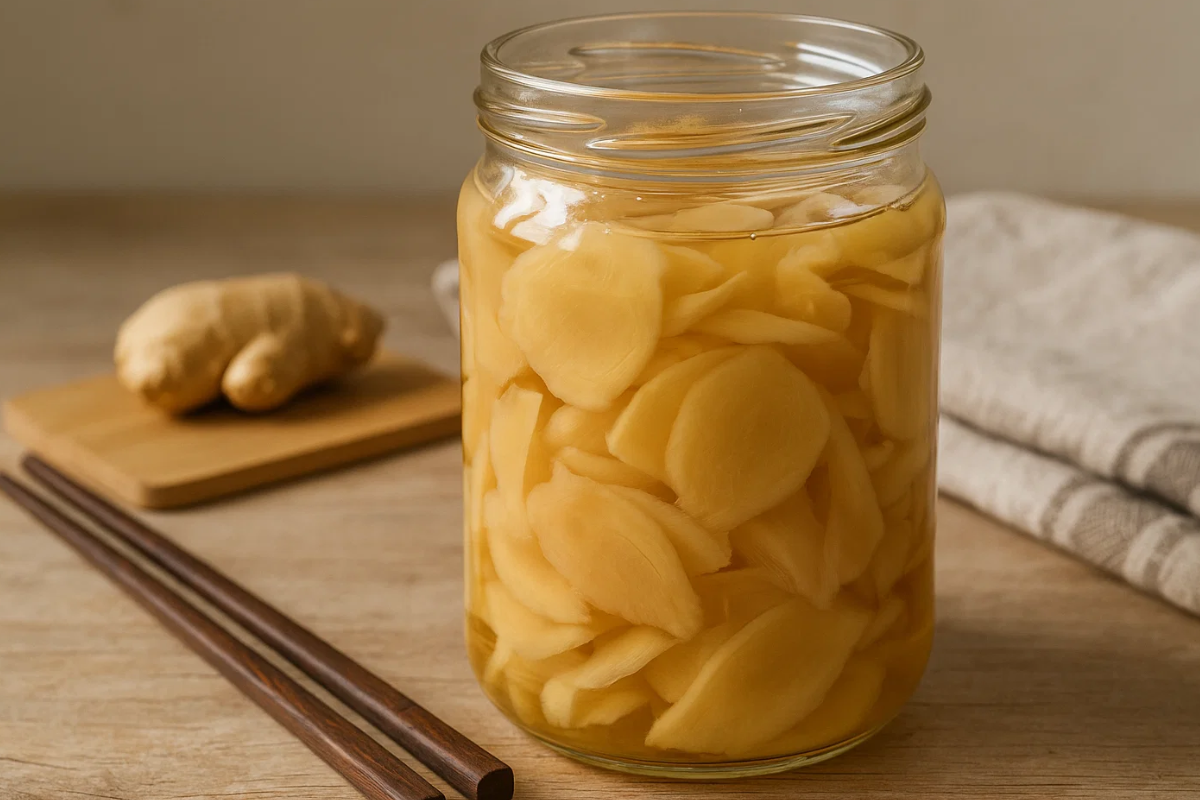 Receita de Conserva de gengibre agridoce (Gari): o acompanhamento ...