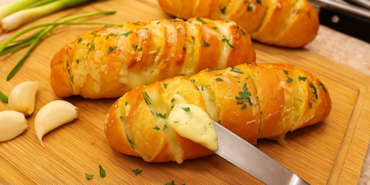 Pão de alho recheado