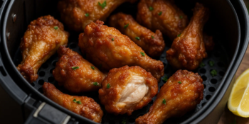 Frango a passarinho na airfryer: crocante por fora e suculento por dentro
