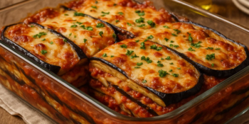 A lasanha de berinjela que não fica aguada e faz até quem não gosta de legumes pedir mais