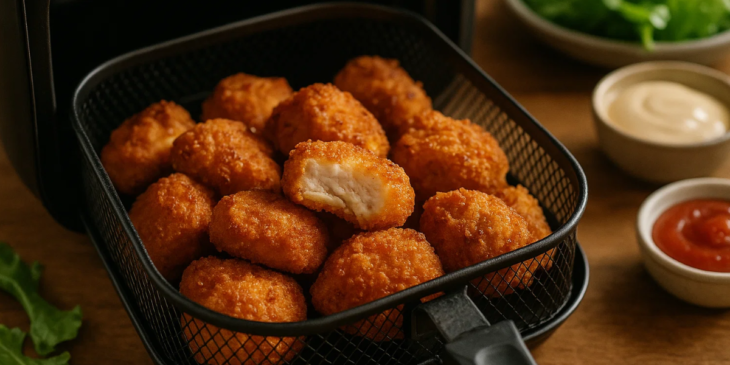 Nuggets prontos na airfryer