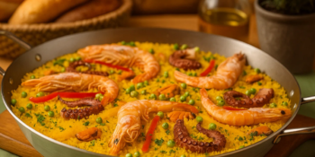 Paella de frutos do mar: a receita espanhola para impressionar os convidados no almoço de domingo