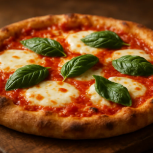 Pizza logo após sair do forno.