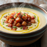 Sopa do Outback com batata e bacon