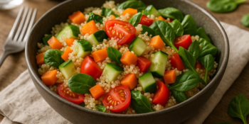 Salada de Quinoa com Legumes: Uma Opção Leve, Colorida e Nutritiva