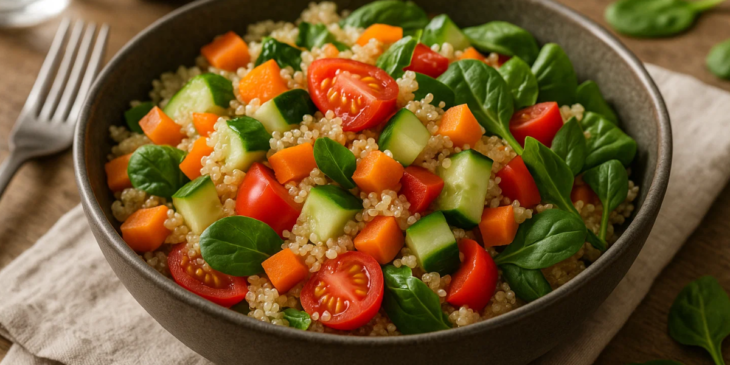 Quinoa com legumes