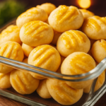 Salgadinho de queijo em pote