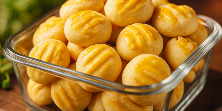Salgadinho de queijo em pote
