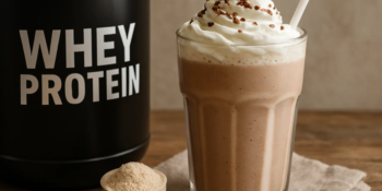 Shake de whey protein: a receita que parece milkshake e transforma seu pós-treino em sobremesa