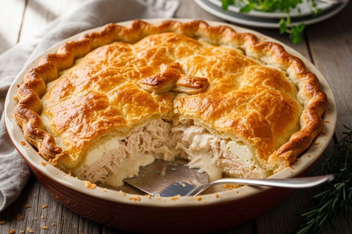 Receita de Torta de frango com massa podre: a massa que derrete na boca ...