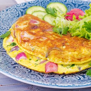 omelete de espinafre fácil - Foto: Freepik