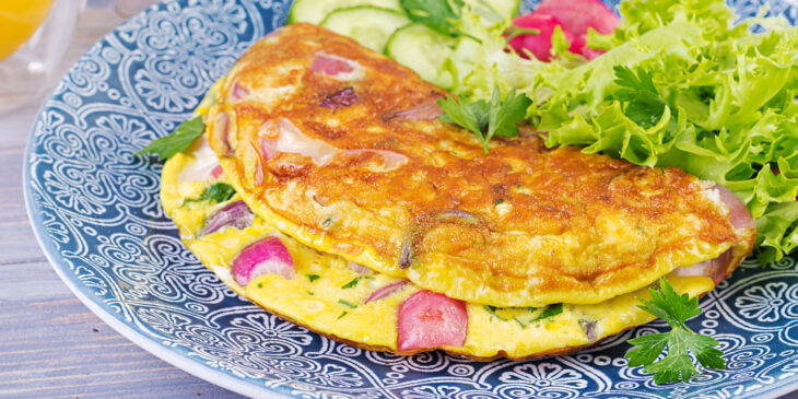 omelete de espinafre fácil - Foto: Freepik