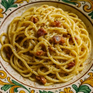 Macarrão à carbonara que vai deixar qualquer italiano orgulhoso