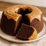 Bolo de chocolate com doce de leite zero açúcar