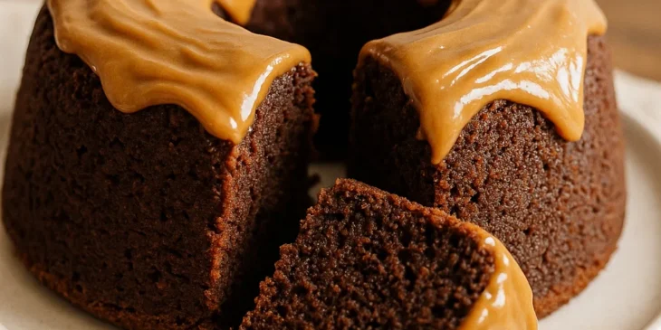 Bolo de chocolate com doce de leite zero açúcar