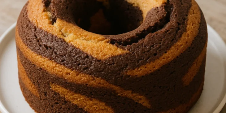 Bolo mesclado no liquidificador que vai impressionar todo mundo