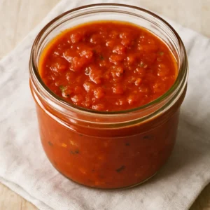 Molho de tomate caseiro sem açúcar usando um truque simples