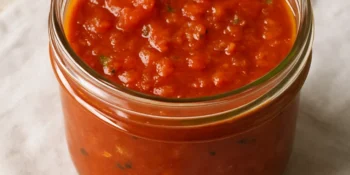 Molho de tomate caseiro sem açúcar usando um truque simples