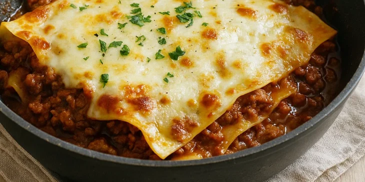 Lasanha rápida de frigideira: prepare em poucos minutos e surpreenda na cozinha