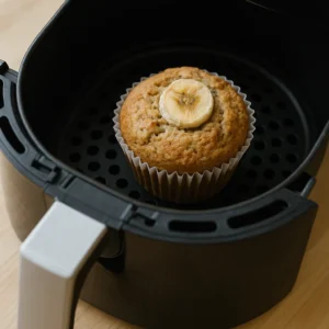Como fazer muffin de banana na Air Fryer em 12 minutos
