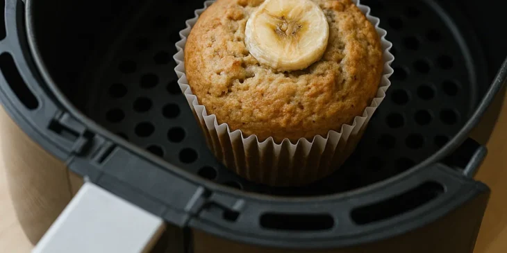 Como fazer muffin de banana na Air Fryer em 12 minutos