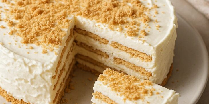 Torta de bolacha com nata sem forno: receita prática para dias corridos