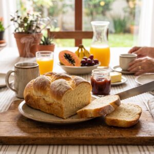 Receita fácil de pão de maisena na frigideira