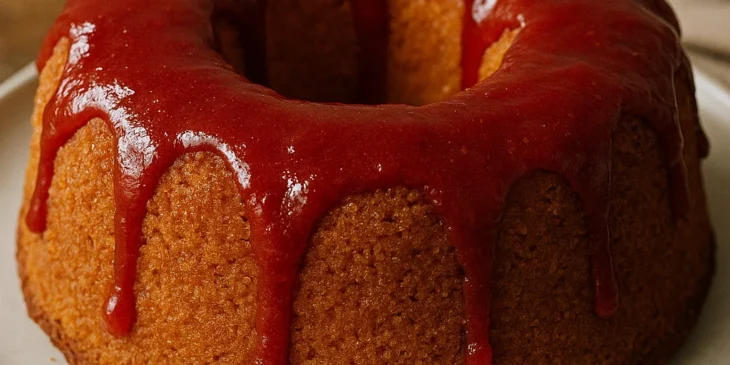 Como fazer o melhor bolo de fubá com calda de goiabada da sua vida