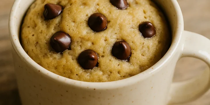 Como fazer bolo de banana com gotas de chocolate em 2 minutos no micro-ondas