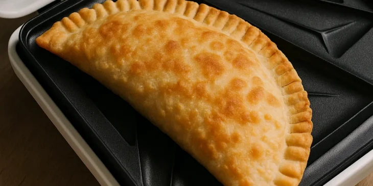 A melhor receita de pastel caseiro feita só com a sanduicheira em 10 minutos