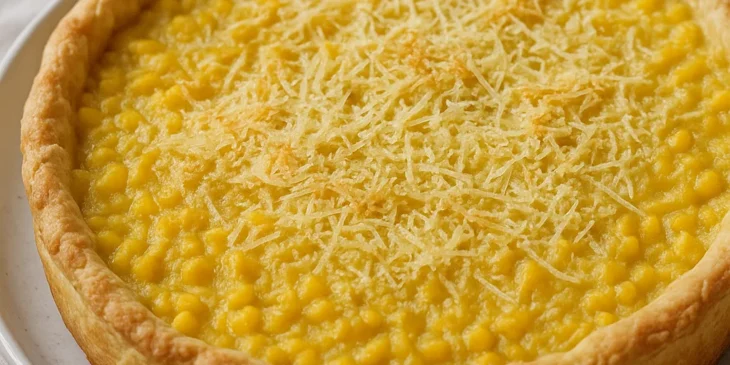 Aprenda a fazer torta de milho com parmesão fofinha e dourada