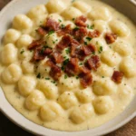 Como fazer nhoque ao molho de queijos com bacon cremoso e irresistível