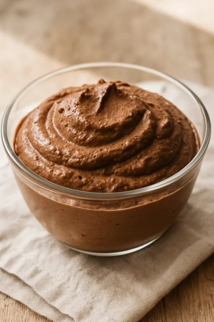 Sem ovo e sem açúcar: como fazer mousse de chocolate cremosa fácil