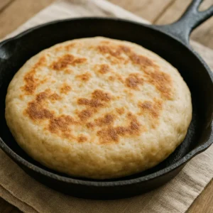 Pão de frigideira pronto em minutos: a receita rápida que vai salvar seu café da manhã