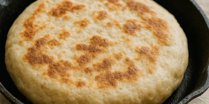Pão de frigideira pronto em minutos: a receita rápida que vai salvar seu café da manhã