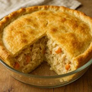 Torta de frango que minha vó fazia para o almoço: receita clássica e irresistível