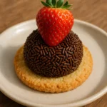 Aprenda a preparar a sobremesa de biscoito, brigadeiro e morango perfeita