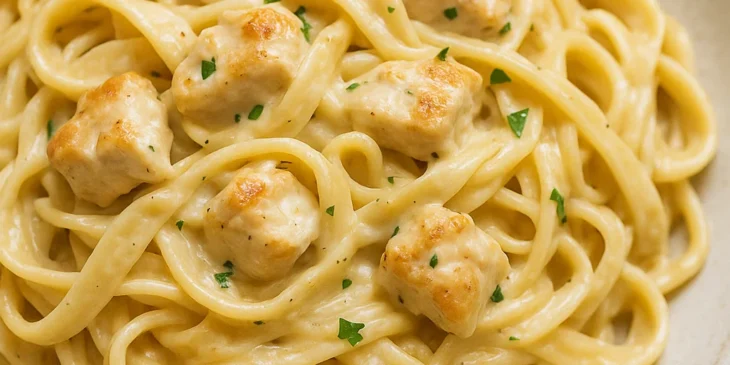 Pasta cremosa com frango fácil de fazer: anote a receita que vai salvar seu almoço hoje