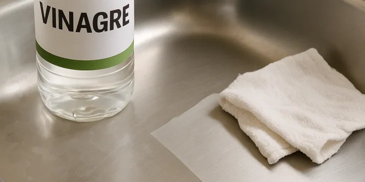 Como usar vinagre para tirar manchas de inox: truque caseiro que realmente funciona