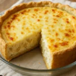 Como fazer torta cremosa de queijo e cebola: receita fácil e irresistível para o jantar
