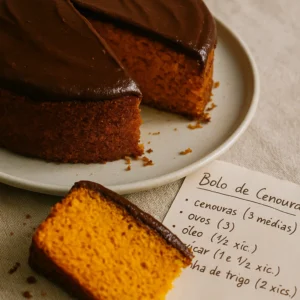 Sem farinha e sem açúcar: aprenda o bolo de cenoura com uma receita bem simples