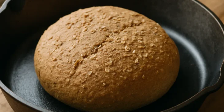 Como fazer pão integral na frigideira em 5 minutos: receita sem glúten e sem farinha