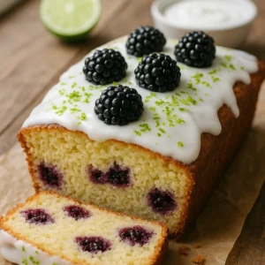 Como fazer bolo de limão com iogurte e amora que perfuma a casa toda