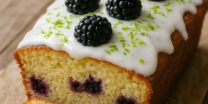 Como fazer bolo de limão com iogurte e amora que perfuma a casa toda